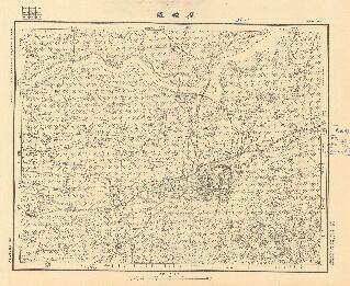山東省地形圖（二）《歷城縣》