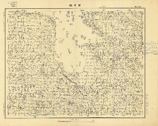 山東省地形圖（二）《東平縣》