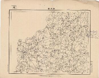 山東省地形圖（二）《觀城縣》