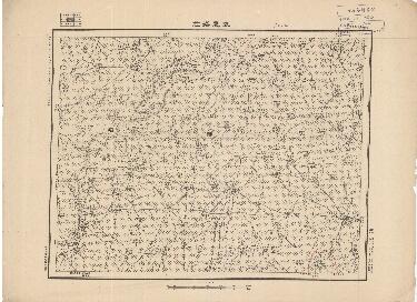 山東省地形圖（二）《東夏格莊》
