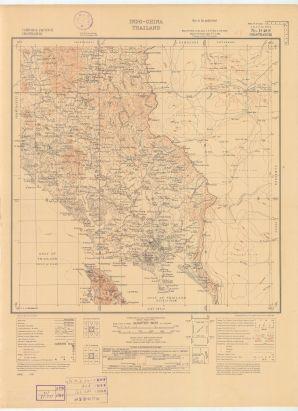 滇緬泰越聯界圖《CHANTHABURI》