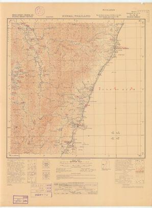 滇緬泰越聯界圖《PRACHUAB GIRIKHAN》