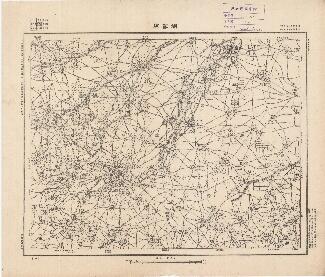 山東省地形圖（二）《胡家店》