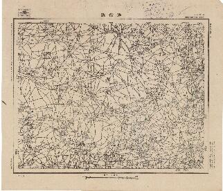 山東省地形圖（二）《陽信縣》