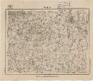 山東省地形圖（二）《周村鎮》