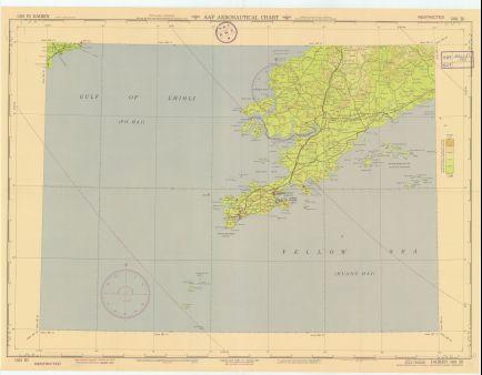 中國沿海及日本朝鮮航空圖(英文版)《DAIREN》