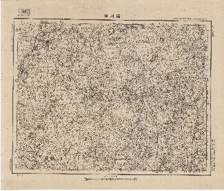 山東省地形圖（二）《淄川縣》