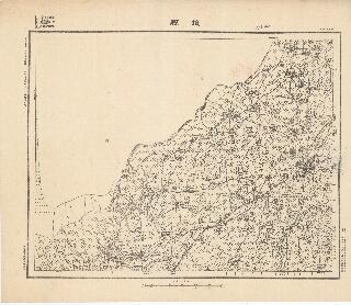 山東省地形圖（二）《沙河鎮》