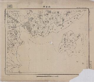 山東省地形圖（二）《張哥莊》