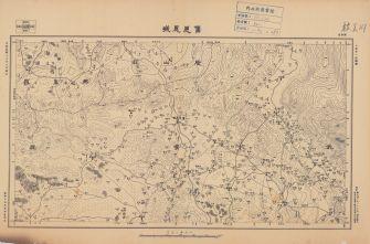 廣西省陸測圖《舊思恩城》