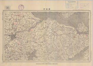 浙江省地形圖《寧波市》