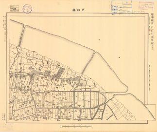江蘇省五萬分一地形圖《呂四鎮》
