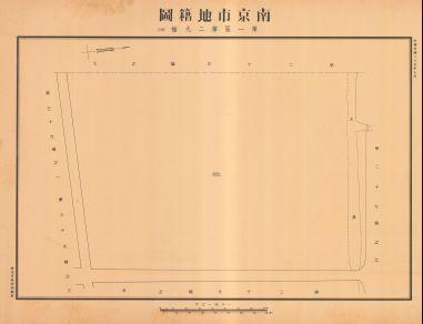 南京市地籍圖《第一區第二九幅(六)》