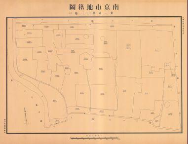 南京市地籍圖《第一區第三一幅(一)》