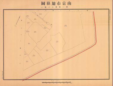 南京市地籍圖《第一區第三二幅(二)》