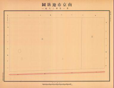 南京市地籍圖《第一區第三九幅(八)》