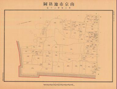 南京市地籍圖《第三區第二十幅》