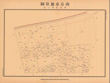 南京市地籍圖《第四區第三幅》