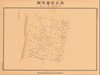 南京市地籍圖《第四區第六幅》