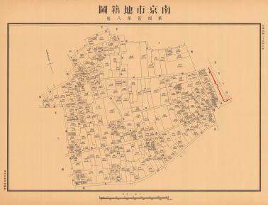 南京市地籍圖《第四區第八幅》