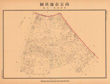 南京市地籍圖《第四區第一四幅》