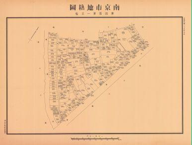 南京市地籍圖《第四區第一五幅》