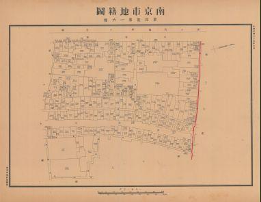 南京市地籍圖《第四區第一六幅》