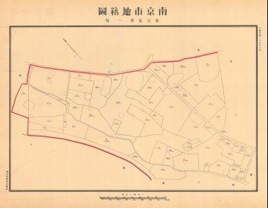 南京市地籍圖《第五區第一幅》