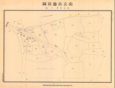 南京市地籍圖《第五區第八幅》