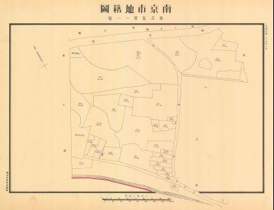 南京市地籍圖《第五區第一一幅》