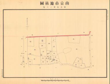 南京市地籍圖《第五區第二三幅》
