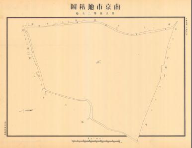 南京市地籍圖《第五區第二七幅》