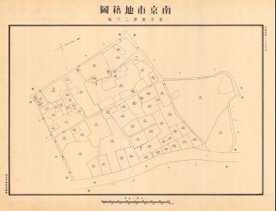 南京市地籍圖《第五區第二八幅》