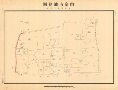 南京市地籍圖《第五區第二九幅》