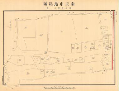 南京市地籍圖《第五區第三一幅》