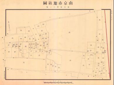 南京市地籍圖《第五區第三二幅》