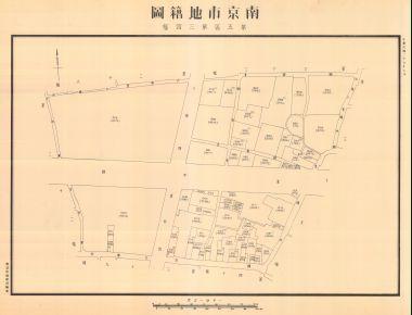 南京市地籍圖《第五區第三四幅》