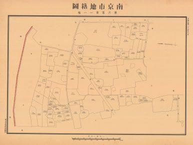南京市地籍圖《第六區第一一幅》