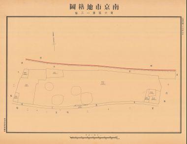 南京市地籍圖《第六區第一三幅》