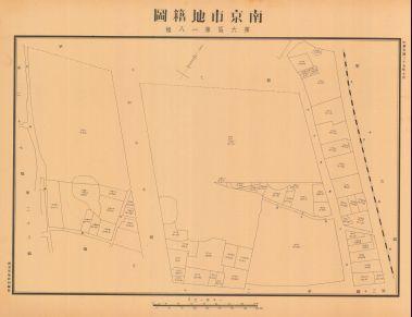 南京市地籍圖《第六區第一八幅》