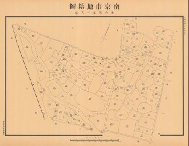南京市地籍圖《第六區第一九幅》