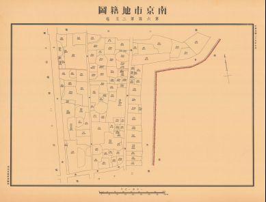 南京市地籍圖《第六區第二五幅》