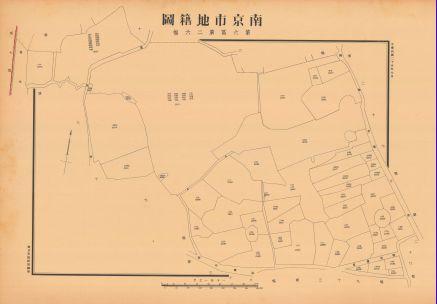 南京市地籍圖《第六區第二六幅》