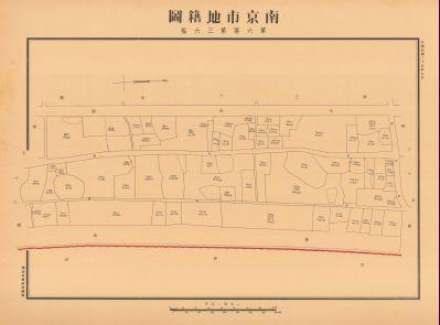 南京市地籍圖《第六區第三六幅》