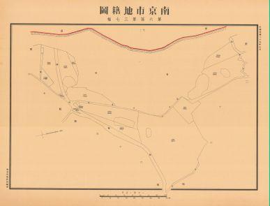 南京市地籍圖《第六區第三七幅》
