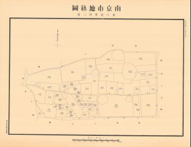 南京市地籍圖《第六區第四二幅》