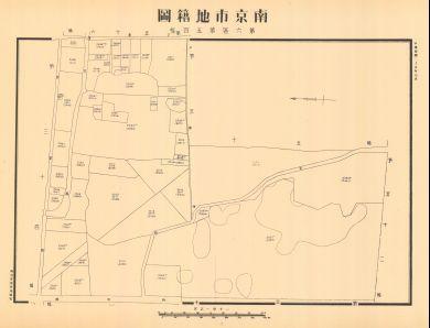 南京市地籍圖《第六區第五四幅》