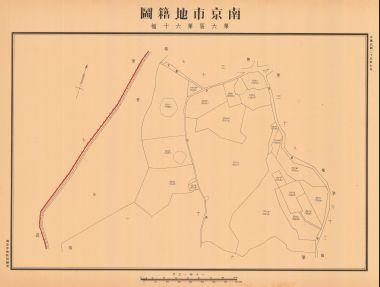 南京市地籍圖《第六區第六十幅》