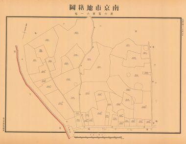 南京市地籍圖《第六區第六一幅》