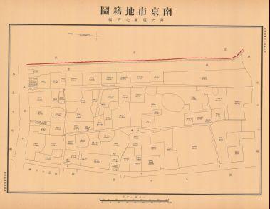 南京市地籍圖《第六區第七五幅》